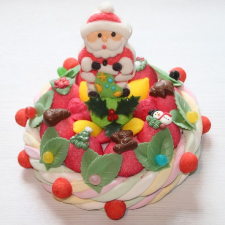 Gâteau de bonbons  25 décembre  Père Noël - Caramelys Lyon