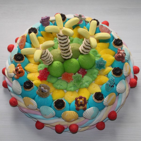 Recette de Gâteau princesse d'anniversaire aux bonbons