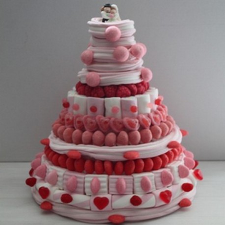 Gâteau de bonbons mariage - Gâteaux de bonbons. Compositions de bonbons